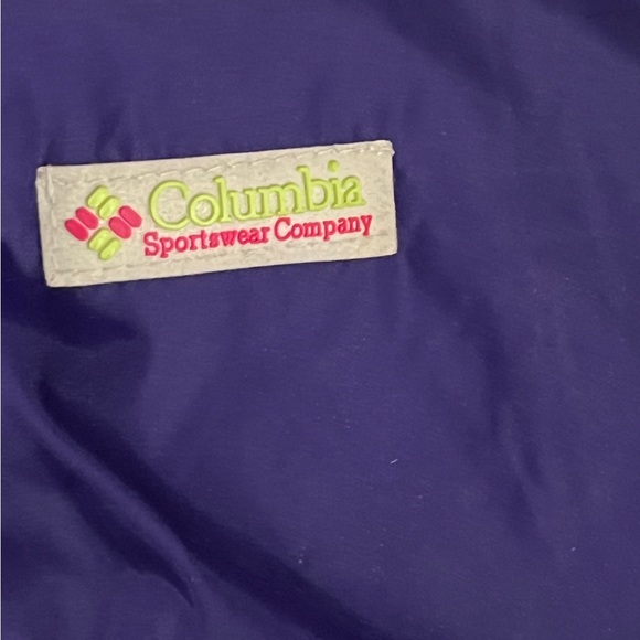 Vintage Columbia Purple Teal Retro Reversible Thinsulate Winter Jacket - Picture 5 of 6